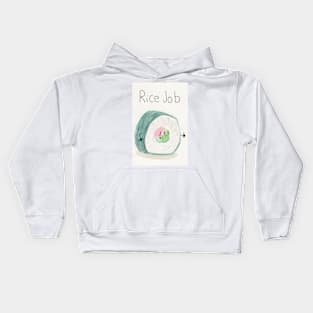 Rice job Kids Hoodie